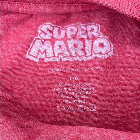 Nintendo Super Mario Graphic T-Shirt Mario Luigi Mushroom Video Games Yoshi Play - Picture 6 of 6